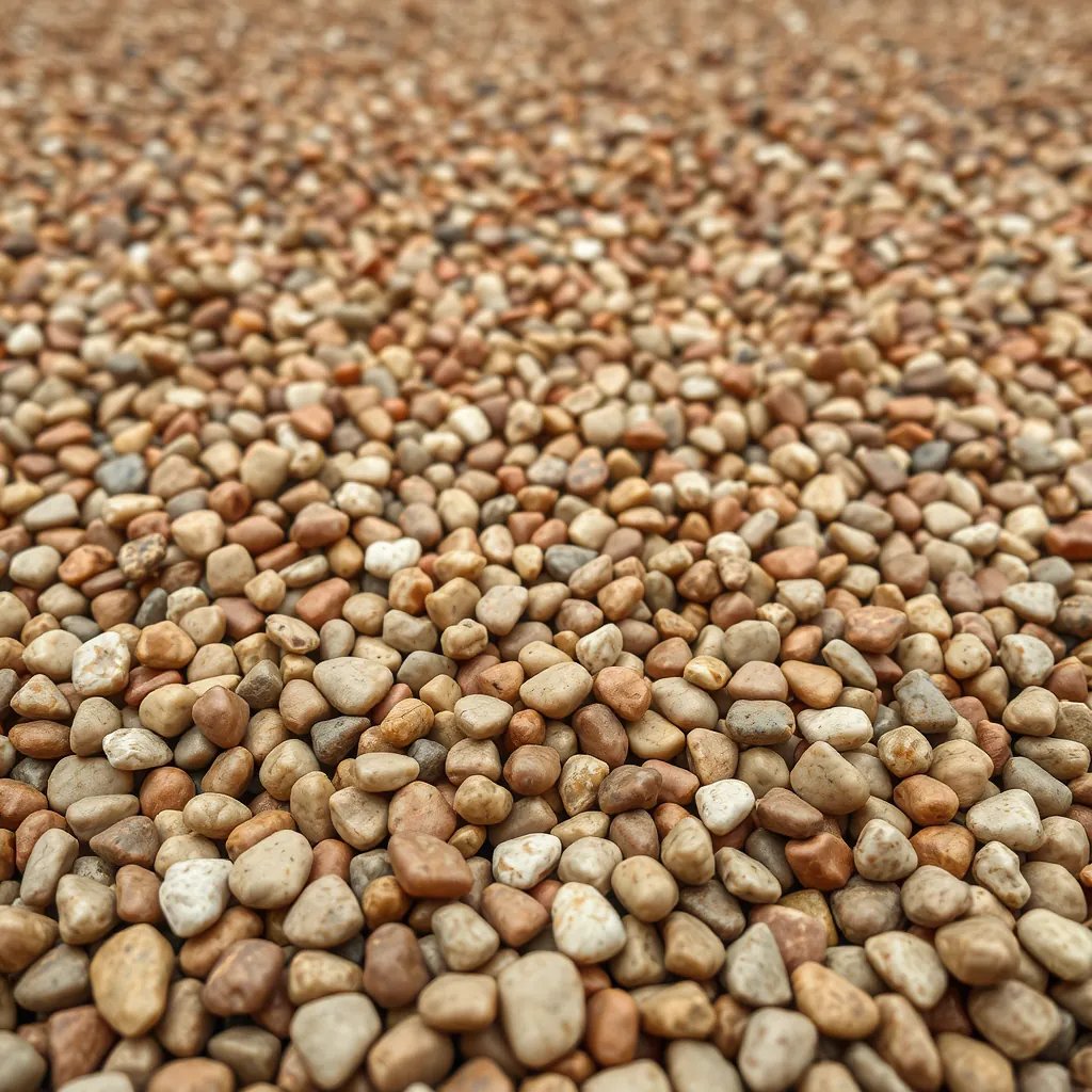 Autumn resin-bound stone blend